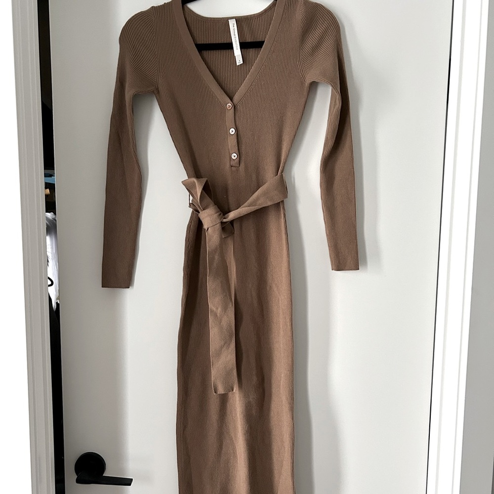 The Group by Babaton Henley Sweater Dress